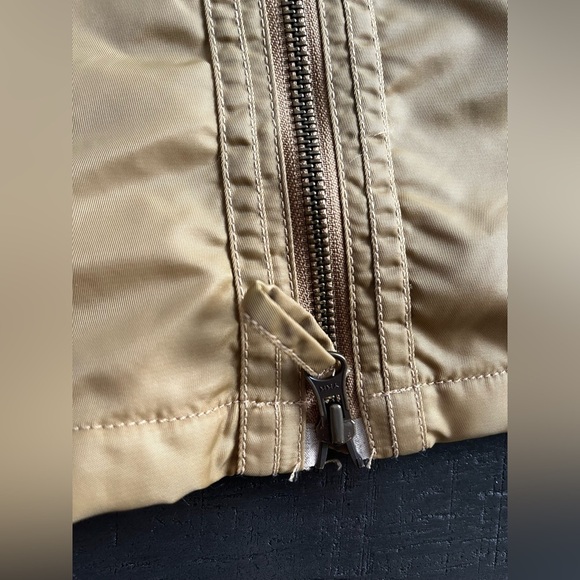 JNBY Gold Skirt Full Front Zip Size 160 Pockets Vintage Y2K - Picture 12 of 13